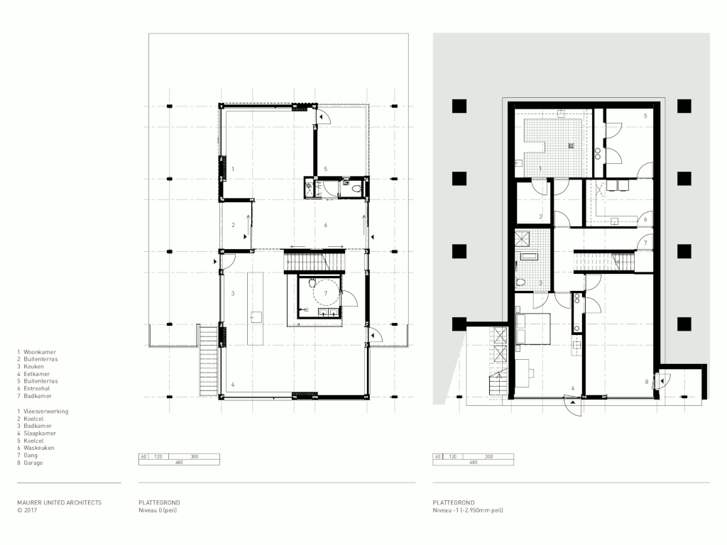 06_Maurer United Architects_Limburg Farmhouse_Tekeningen