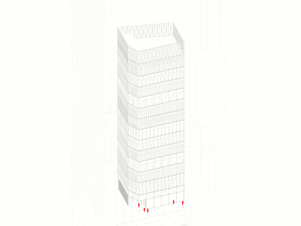 Namdeamun Office Building Axonometry