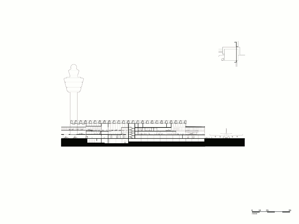 03_Amsterdam Airport Schiphol Terminal_Section_01