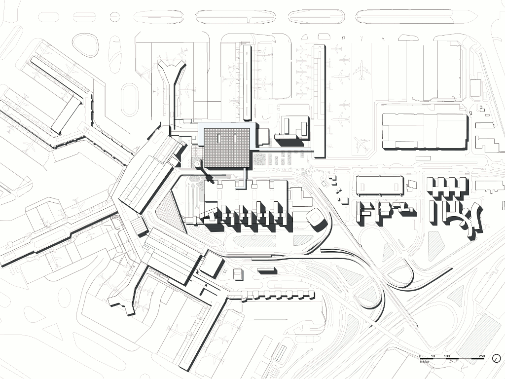 05_Amsterdam Airport Schiphol Terminal_SitePlan