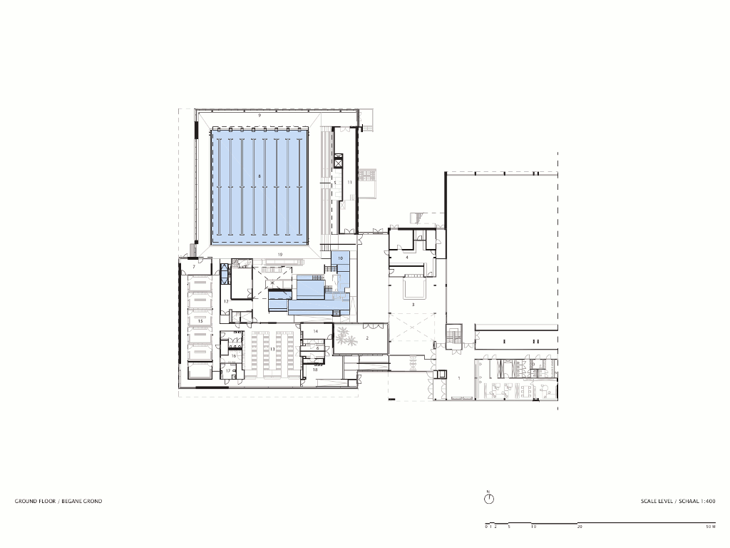 01_Plattegrond Gelijkvloers zwembad Ronse_VenhoevenCS